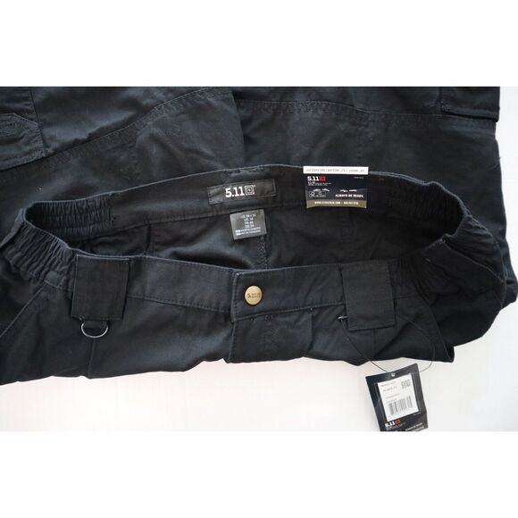 5.11 Tactical 74251-019 Men's Sz 38x32 Black Tactical Series Relaxed Fit Pants - Picture 3 of 10
